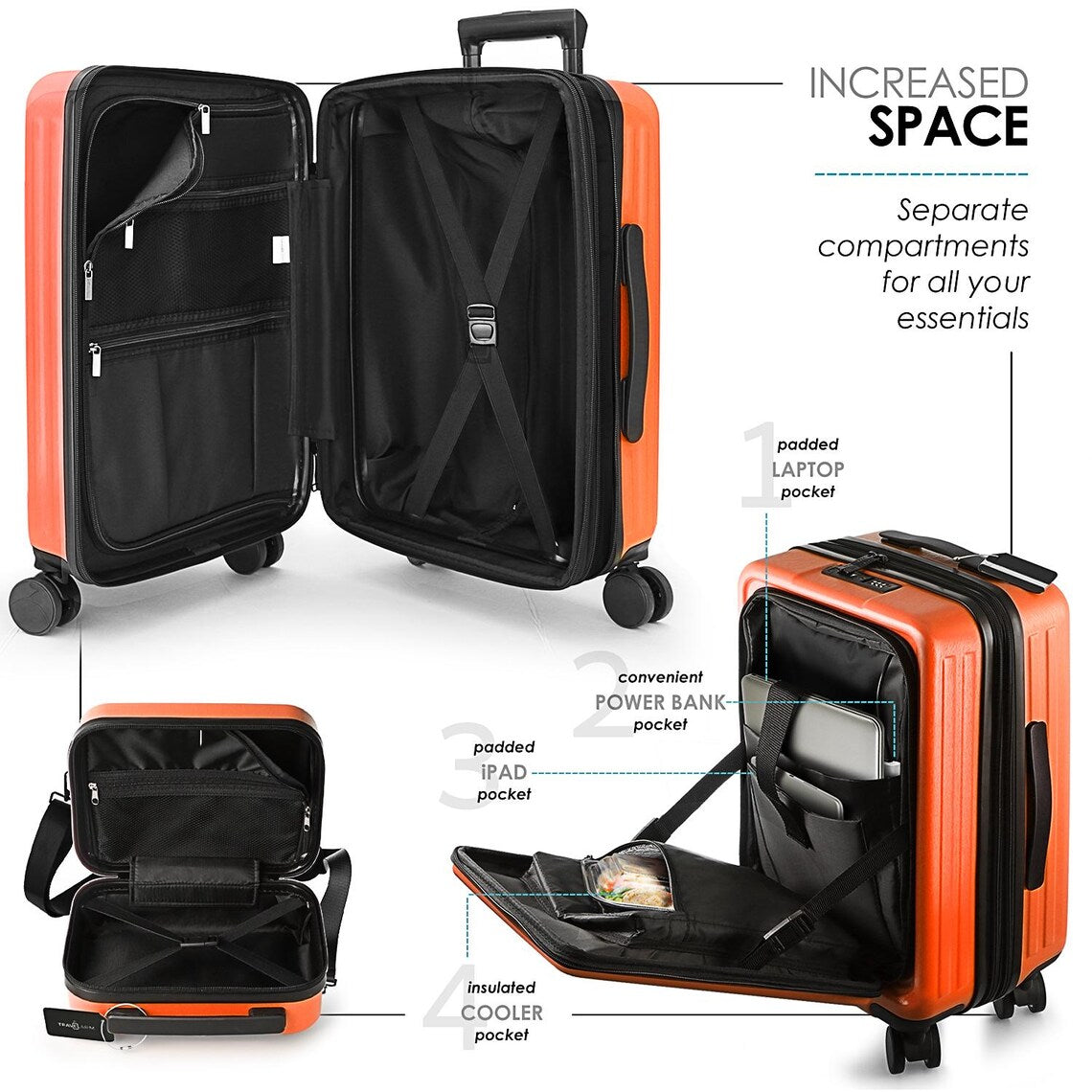 Personalized Hardshell Luggage Set  2-Piece