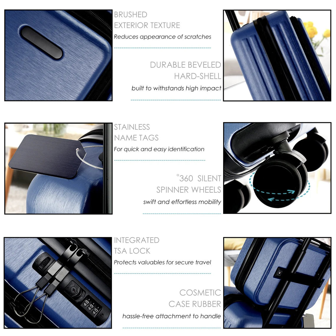 Personalized Hardshell Luggage Set  2-Piece