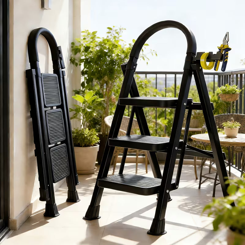 🏠500lbs Heavy-Duty Folding Ladder