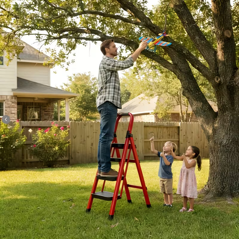 🏠500lbs Heavy-Duty Folding Ladder