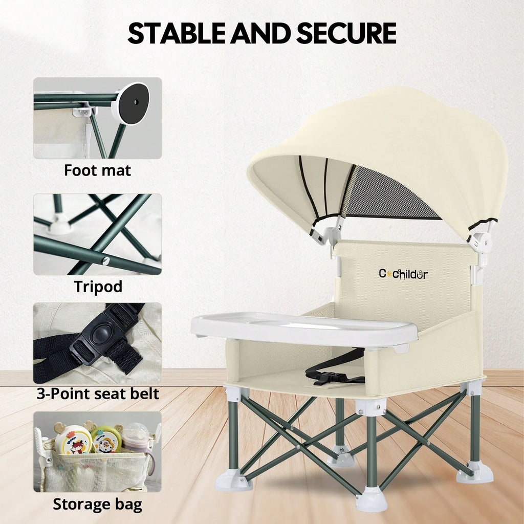 👶 3-in-1 Portable Baby Chair