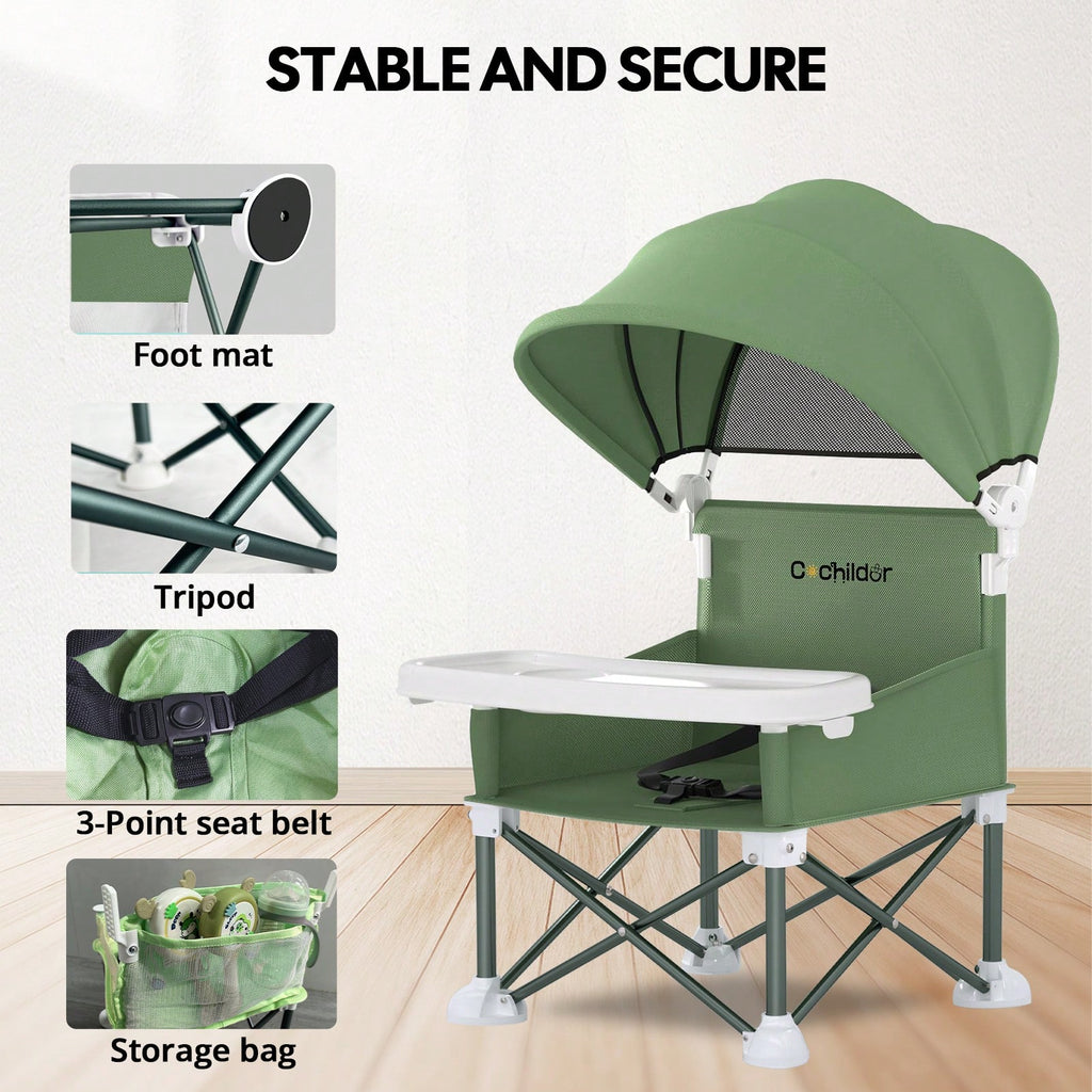 👶 3-in-1 Portable Baby Chair